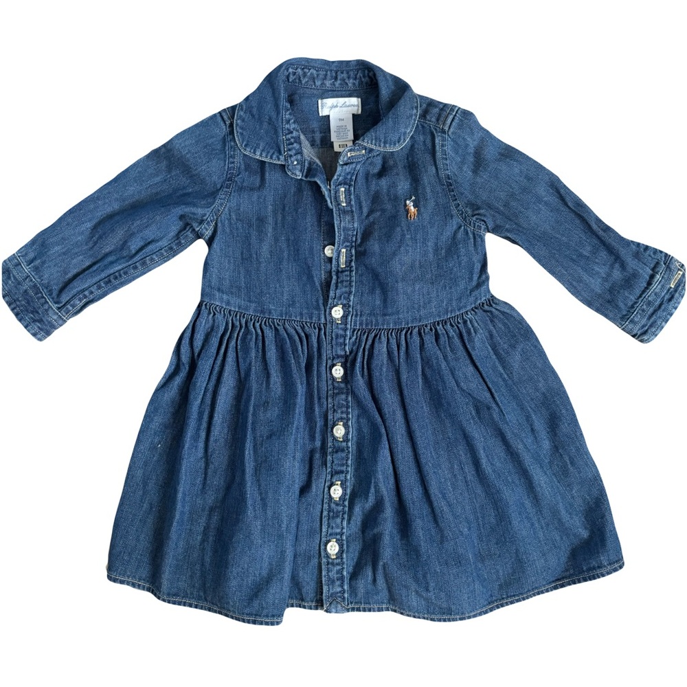 Ralph Lauren Blue Denim Dress